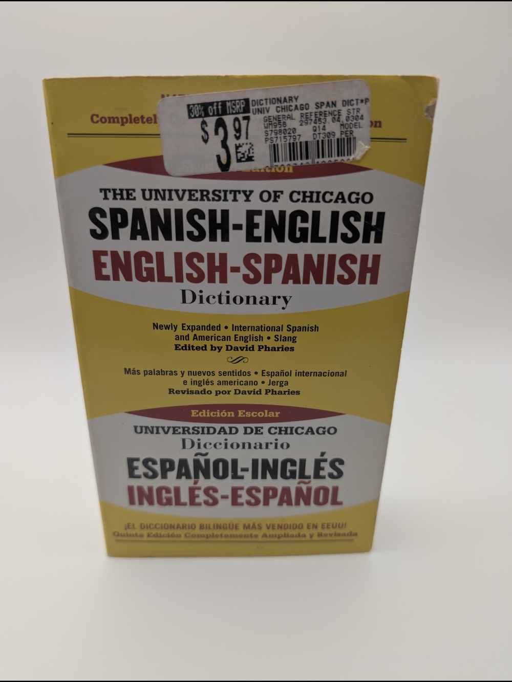 The University of Chicago Spanish Dictionary: Spanish-english, English-spanish